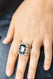 Galactic Glamour - Silver Ring - Paparazzi Accessories