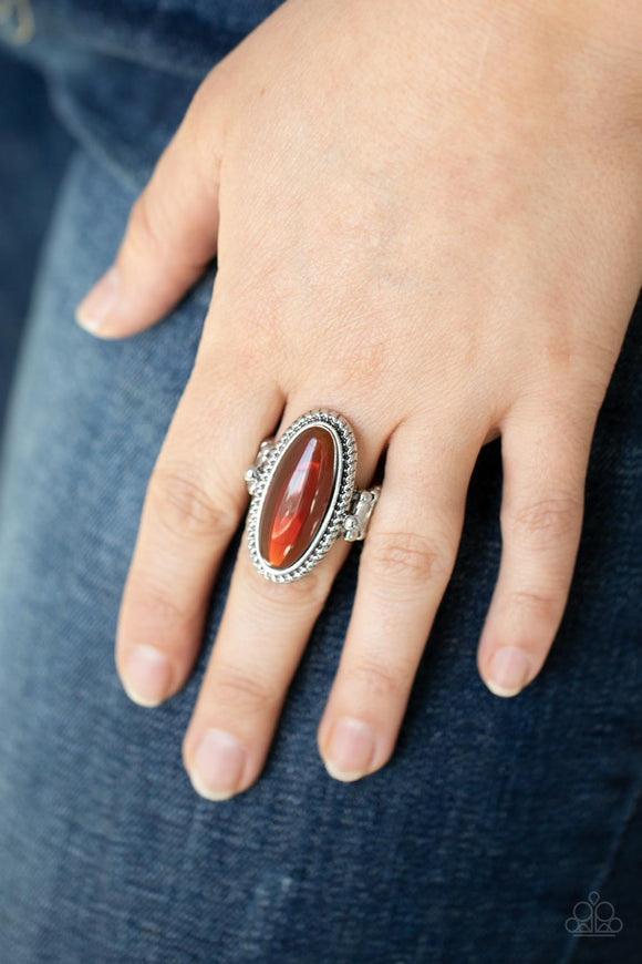 Oval Oasis - Brown Ring - Paparazzi Accessories