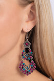 All For The GLAM - Multi Earrings - Paparazzi Accessories