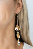 Arrival CHIME - Gold Earrings - Paparazzi Accessories