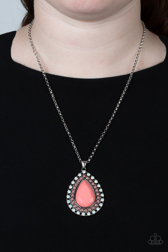 DROPLET Like Its Hot - Multi Necklace - Paparazzi Accessories