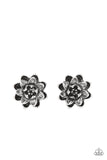 water-lily-love-silver-post earrings-paparazzi-accessories
