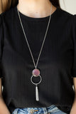 Nice To GLOW You - Purple Necklace - Paparazzi Accessories