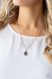 Vintage Validation - Blue Necklace - Paparazzi Accessories