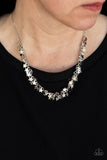 Starry Anthem - Silver Necklace - Paparazzi Accessories
