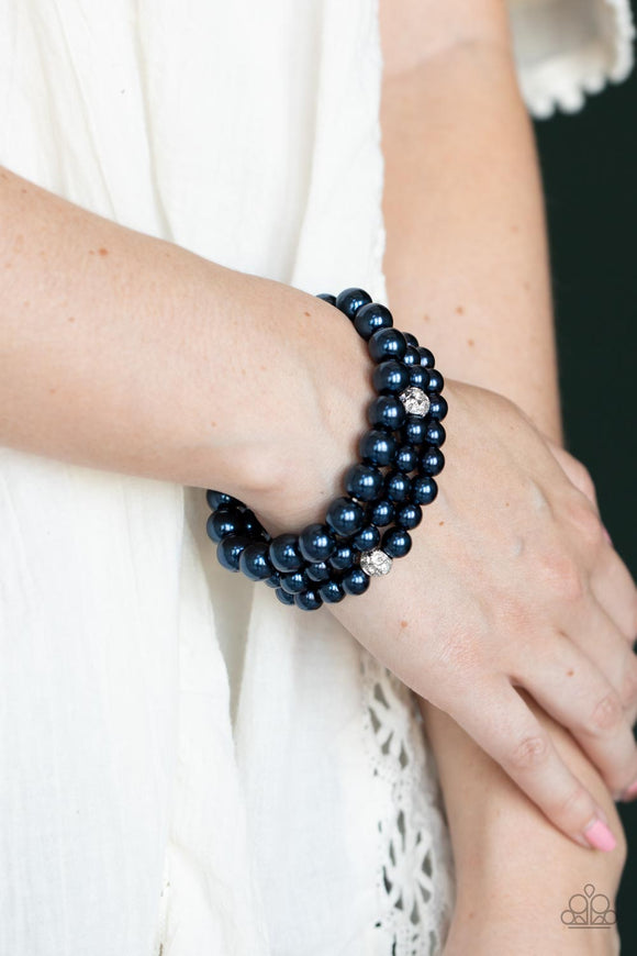 Here Comes The Heiress - Blue Bracelet - Paparazzi Accessories