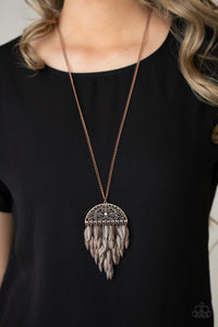 Canopy Cruise - Copper Necklace - Paparazzi Accessories