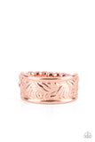 billowy-bands-copper-ring-paparazzi-accessories