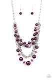 Rockin Rockette - Purple Necklace - Paparazzi Accessories