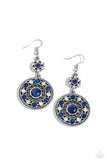 party-at-my-palace-blue-earrings-paparazzi-accessories