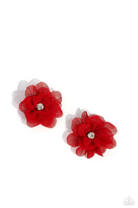 Perennial Palace - Red Hair Clip - Paparazzi Accessories