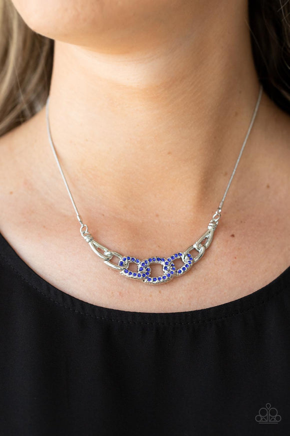 KNOT In Love - Blue Necklace - Paparazzi Accessories
