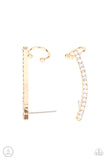 give-me-the-swoop-gold-post earrings-paparazzi-accessories