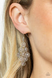 Bustling Blooms - Purple Earrings - Paparazzi Accessories