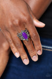 Dance of the Dragonflies - Purple Ring - Paparazzi Accessories