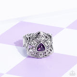 Charismatic Couture - Purple Ring - Paparazzi Accessories