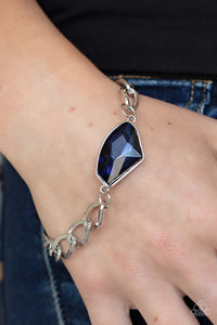Galactic Grunge - Blue Bracelet - Paparazzi Accessories
