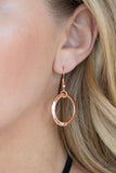 Spiraling Out of COUTURE - Copper Necklace - Paparazzi Accessories