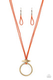 noticeably-nomad-orange-necklace-paparazzi-accessories