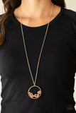 Galactic Glow - Gold Necklace - Paparazzi Accessories