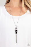 Uptown Totem - Black Necklace - Paparazzi Accessories