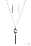 Interstellar Solstice - Brass Necklace - Paparazzi Accessories