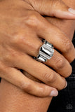 A GLITZY Verdict - Silver Ring - Paparazzi Accessories
