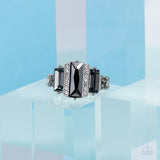 A GLITZY Verdict - Silver Ring - Paparazzi Accessories