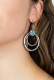 Spun Out Opulence - Blue Earrings - Paparazzi Accessories