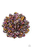 positively-flower-patch-black-hair clip-paparazzi-accessories