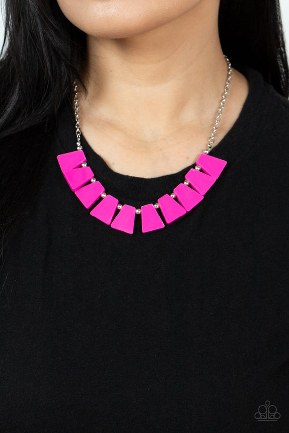 Vivaciously Versatile - Pink Necklace - Paparazzi Accessories