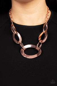 METALHEAD Count - Copper Necklace - Paparazzi Accessories