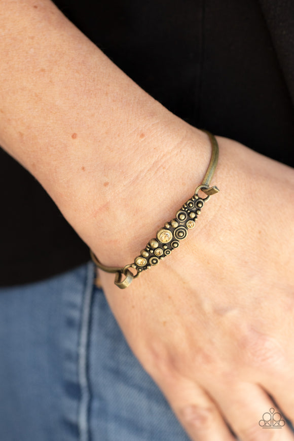 Bubbling Whimsy - Brass Bracelet - Paparazzi Accessories