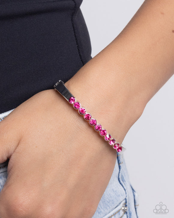 Mystical Masterpiece - Pink Bracelet - Paparazzi Accessories