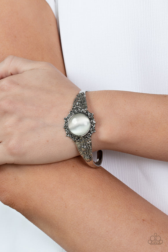Extravagantly Enchanting - White Bracelet - Paparazzi Accessories