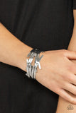 Stockpiled Style - Silver Bracelet - Paparazzi Accessories