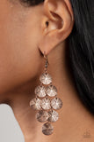 How CHIME Flies - Copper Earrings - Paparazzi Accessories
