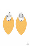wildly-workable-yellow-post earrings-paparazzi-accessories