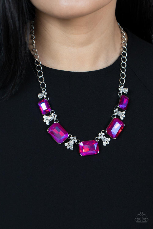 Flawlessly Famous - Pink Necklace - Paparazzi Accessories