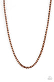no-endgame-in-sight-copper-mens necklace-paparazzi-accessories