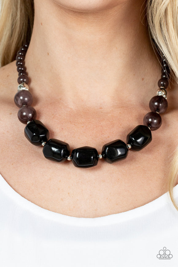 Ten Out of TENACIOUS - Black Necklace - Paparazzi Accessories