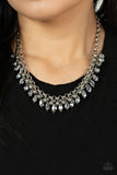 Metro Monarchy - Silver Necklace - Paparazzi Accessories