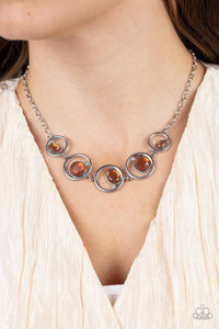 Big Night Out - Brown Necklace - Paparazzi Accessories