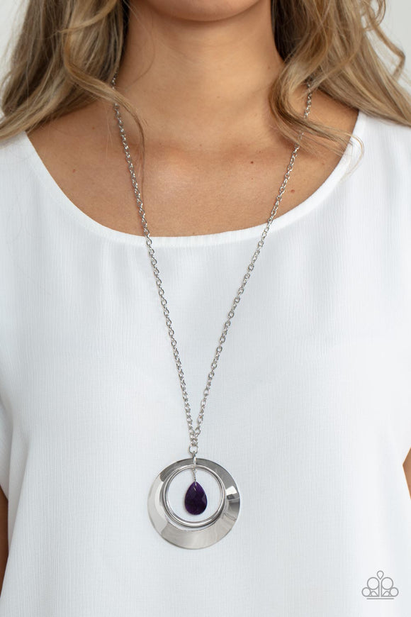 Inner Tranquility - Purple Necklace - Paparazzi Accessories