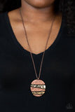 Shattered Sunset - Copper Necklace - Paparazzi Accessories