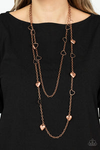 Chicly Cupid - Copper Necklace - Paparazzi Accessories