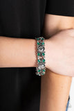 Definitively Diva - Green Bracelet - Paparazzi Accessories