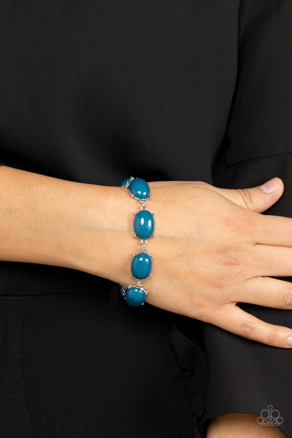 Confidently Colorful - Blue Bracelet - Paparazzi Accessories