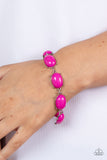 Confidently Colorful - Pink Bracelet - Paparazzi Accessories