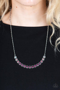 Throwing SHADES - Pink Necklace - Paparazzi Accessories